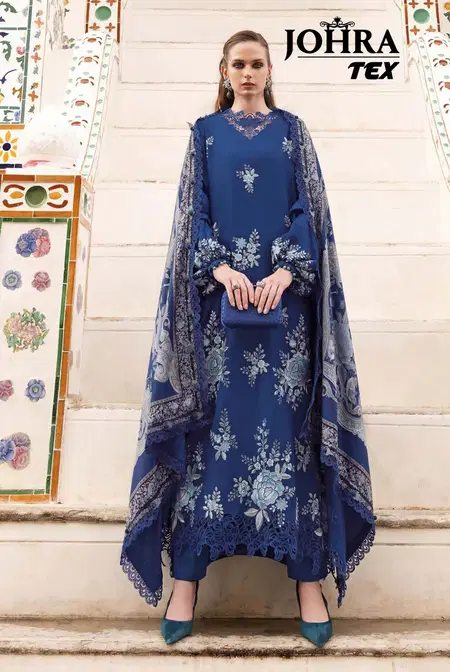 Johra Tex 194 Rayon Cotton Pakistani Salwar Suits Wholesale Price In Surat